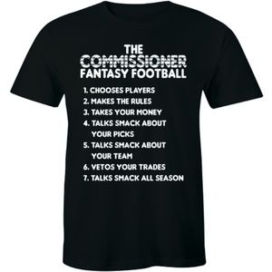 Fantasy Football Draft 2019 Commissioner T-shirt